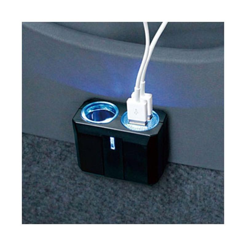 Jual Siv Car Quick Charge Charger Mobil Pz 709 With 2 Usb Port 1 Socket Cigarette Lighter Online November 2020 Blibli Com