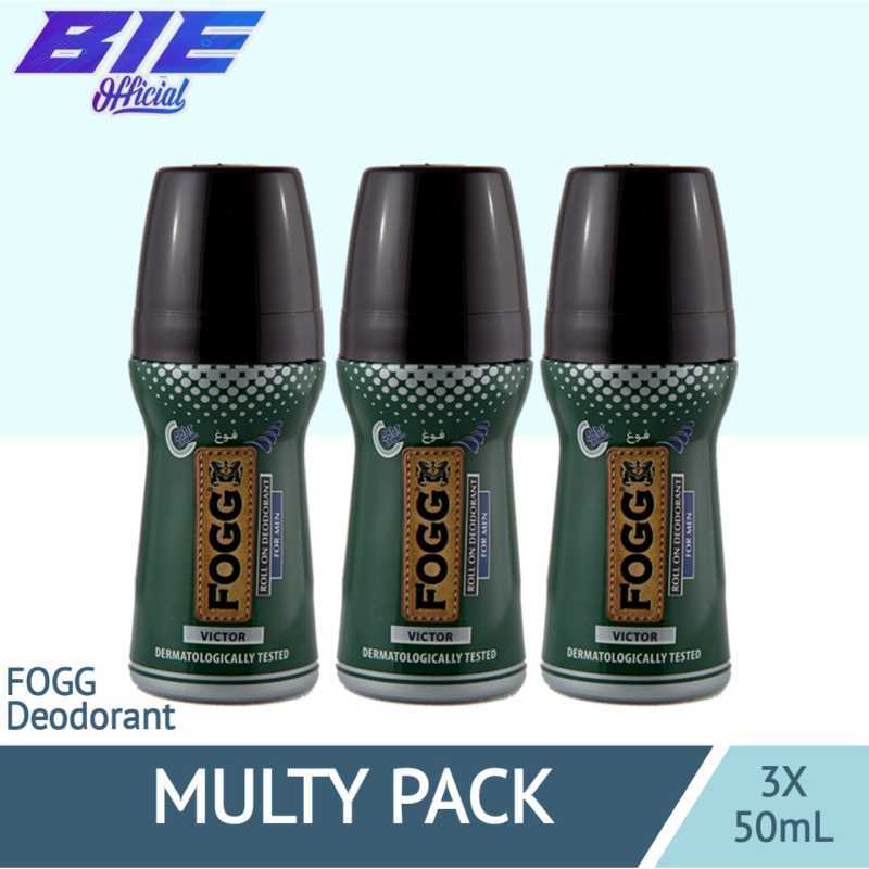 BieOfficial PAKET HEMAT PCS FOGG DEODORANT VICTOR 50ML FOR MAN