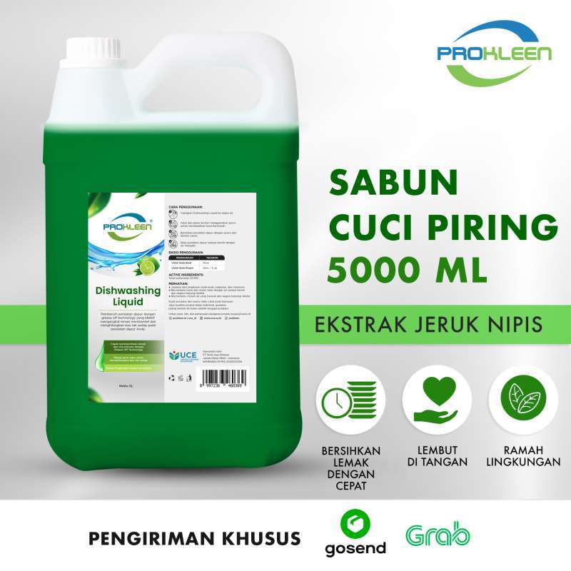 Promo Sabun Cuci Piring DISHWASHING PROKLEEN 5L KONSENTRAT ...