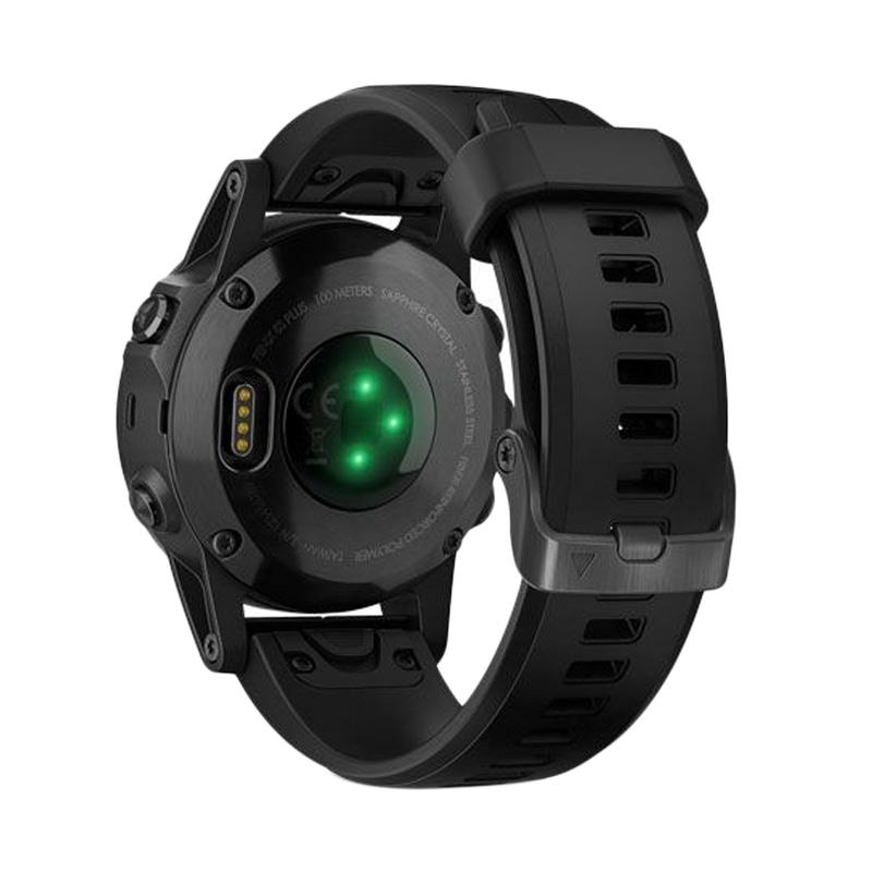 Garmin Fenix 5s Plus Smartwatch Black with Black Band