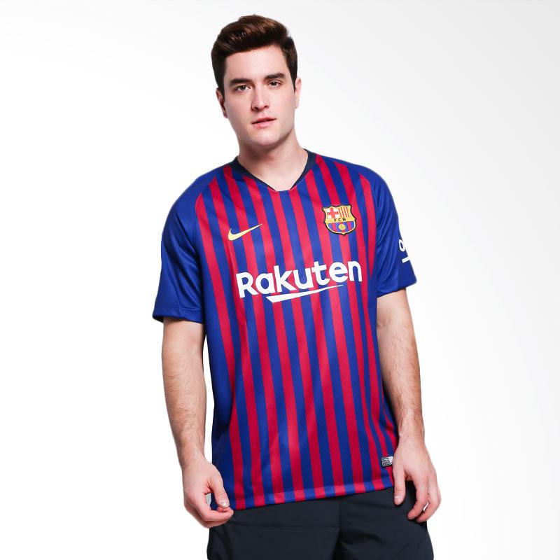Jual Nike Men Football Fc Barcelona Home Stadium Jersey Short Sleeve 894430 456 M Online Oktober 2020 Blibli Com