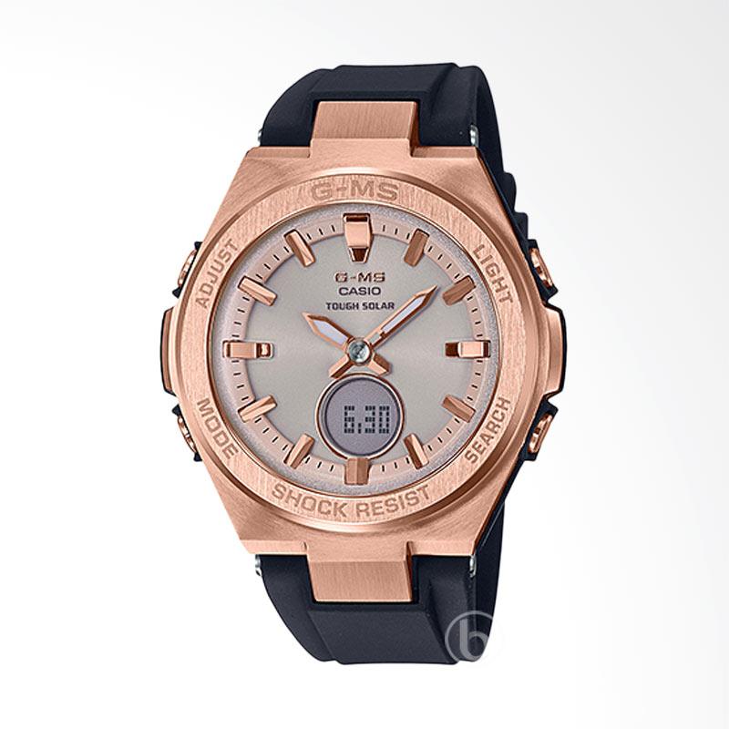CASIO Baby-G G-MS Japan Series MSG-S200G Tough Solar Jam Tangan Wanita  [Original] Black Rose Gold