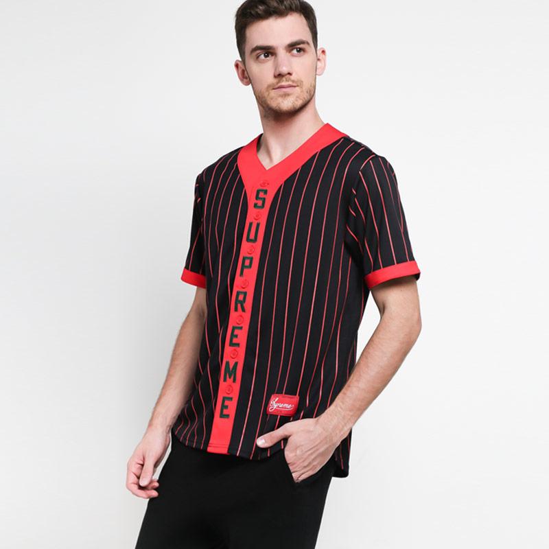 vertical logo baseball jersey supreme