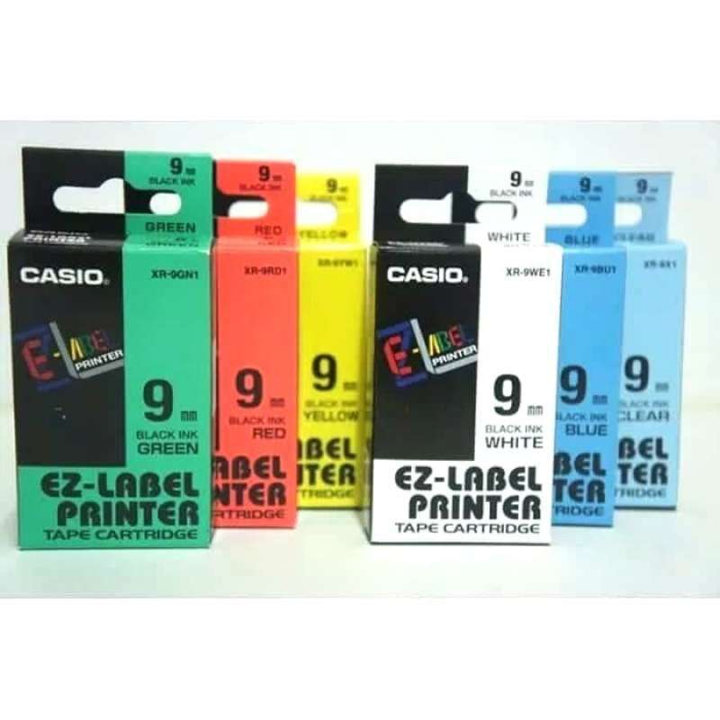 Jual SPECIAL PITA LABEL EZ LABEL TAPE CASIO 9MM di Seller ...