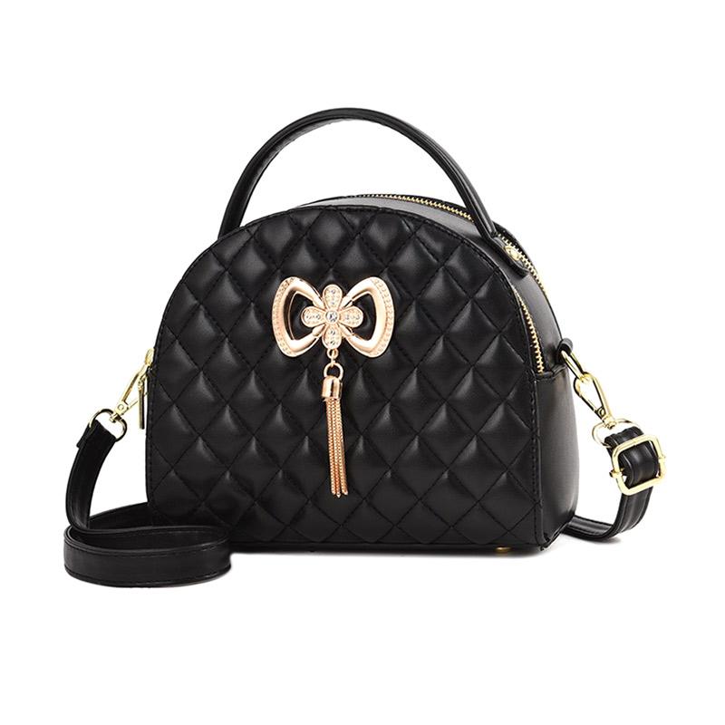 Jual Purnama Pita Import New Model 2019 Tas Selempang Wanita Black Online November 2020 Blibli