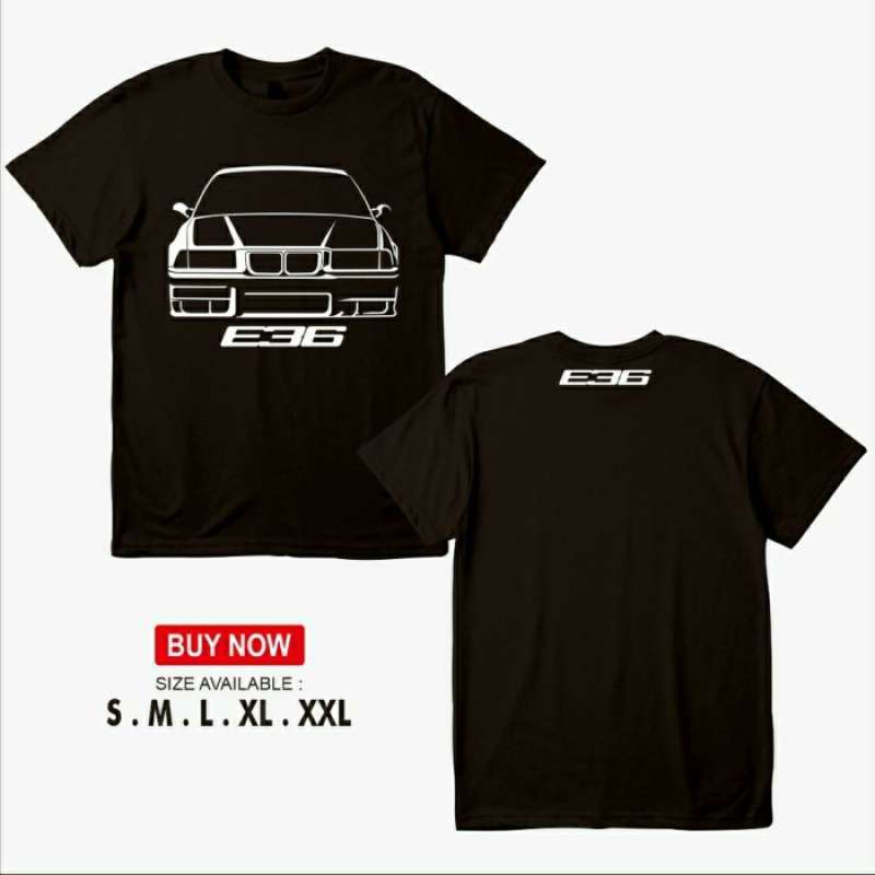 Promo KAOS BAJU BAJU MOBIL E36 / BISA 