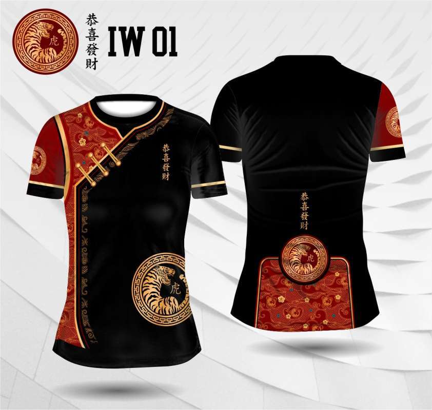 Promo Kaos Wanita Cheongsam Baju Imlek 2022 Jersey Shio Macan Air Tahun Baru Cina Di Seller Aje Cloth Kota Semarang Jawa Tengah Blibli
