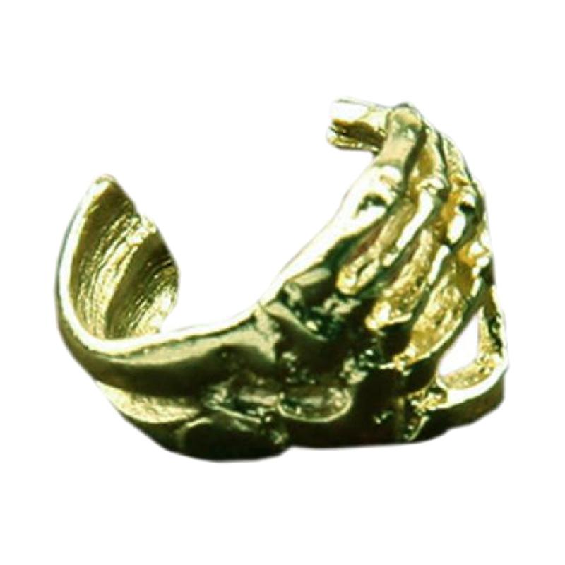 Bluelans 630437 Men Women Vintage Punk Skeleton Skull Hand Ear Cuff Cartilage Clip On Earring [