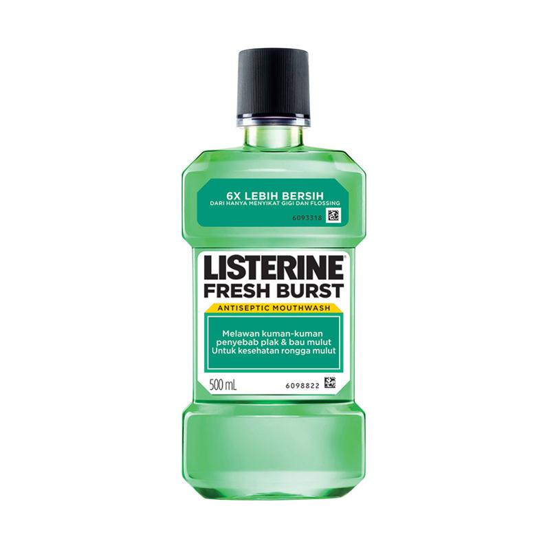 Jual Listerine Fresh Burst Antiseptic Mouthwash 500 Ml Online