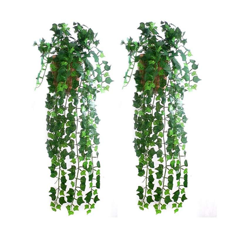 Jual Bluelans Outdoor Artificial Hanging Vine Plant Leaves Home