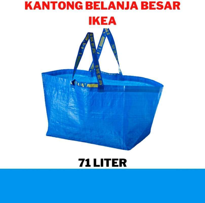 Jual Frakta Ikea Kantong Belanja Besar Biru Uk 55 X 37 X 35 Cm 71 Liter Di Seller Richie88 Shop Duri Kosambi Kota Jakarta Barat Blibli