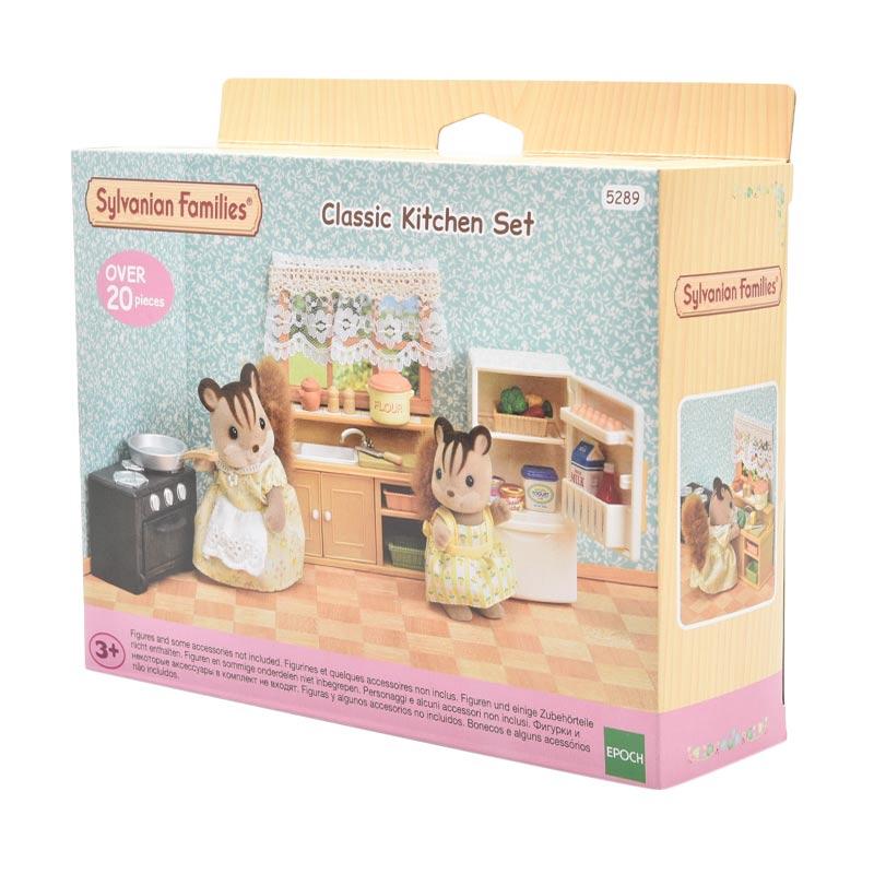 sylvanian classic kitchen set