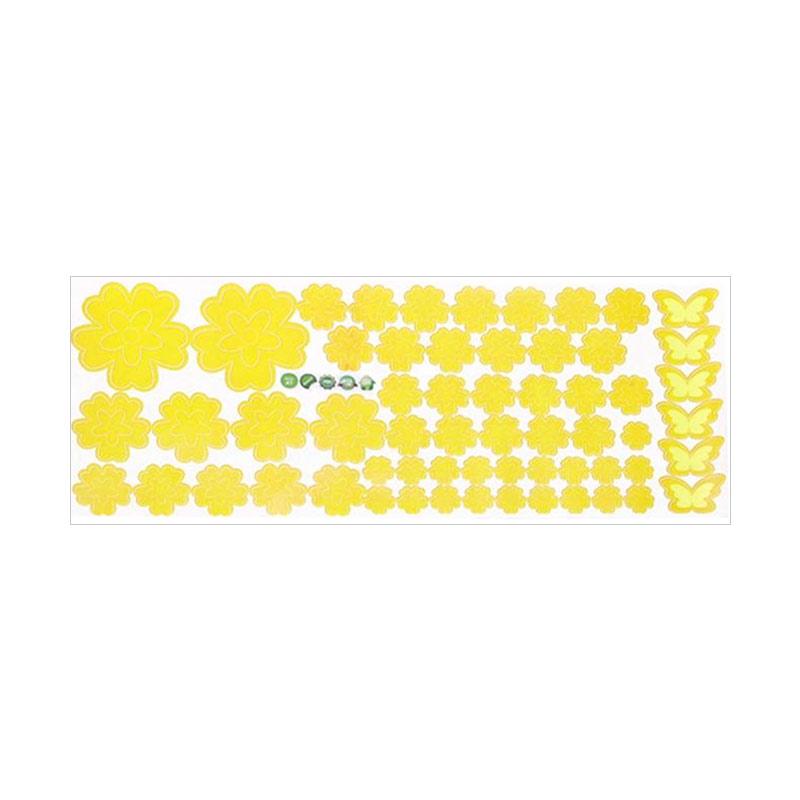 Jual Bluelans Flower Butterfly Removable Art Decal Diy Room Home