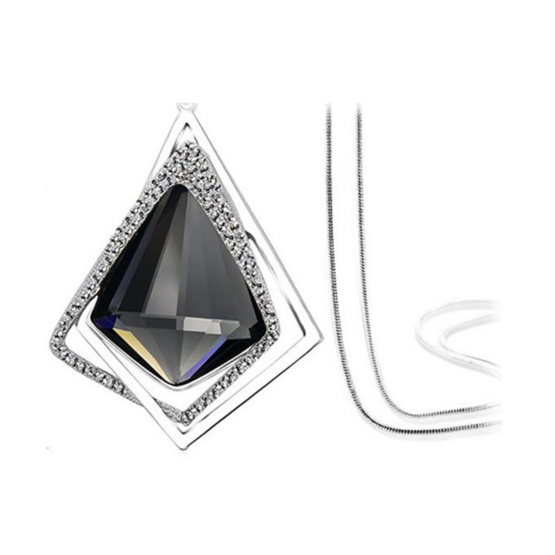 Bluelans Women Fashion Diamond Pendant 