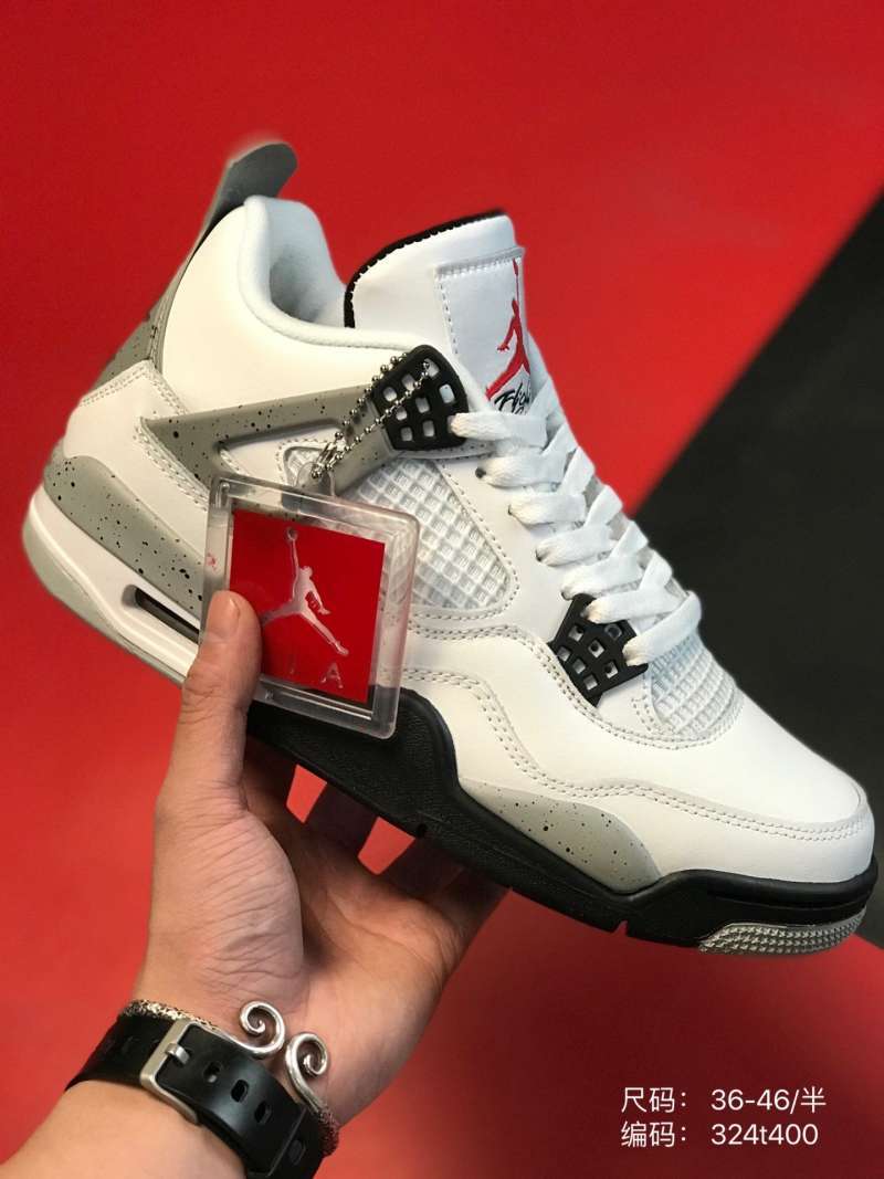 Jual 36-46 nike air jordan 4 retro two-layer leather panel aj4 Vintage air  cushion shoe 324t - 43 di Seller Cai Wu Official Store - Indonesia | Blibli