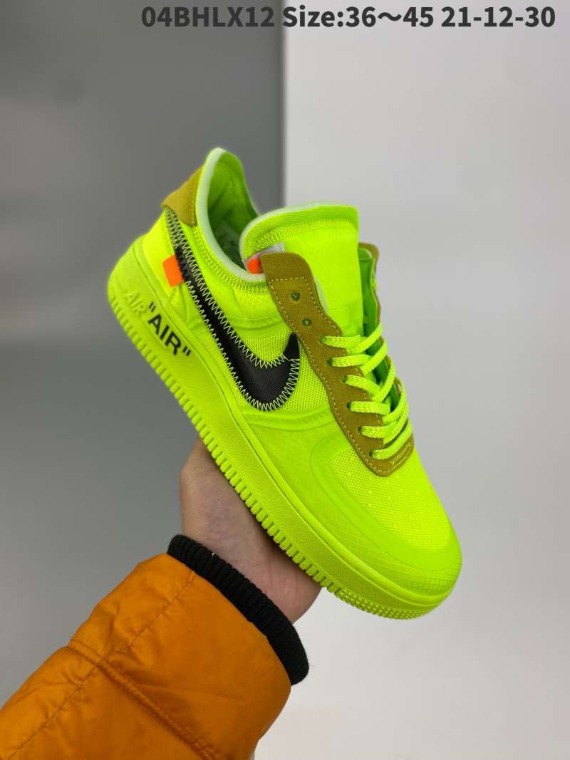 white nike neon