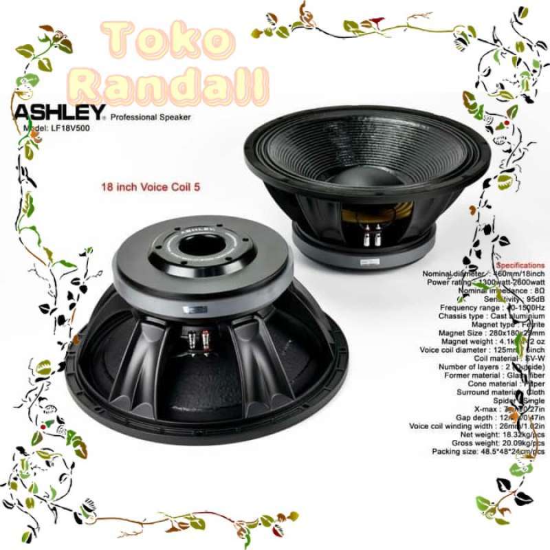 Subwoofer hotsell ashley 18