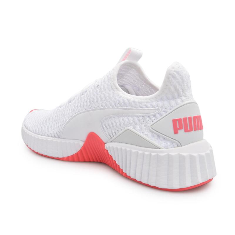 puma defy white pink