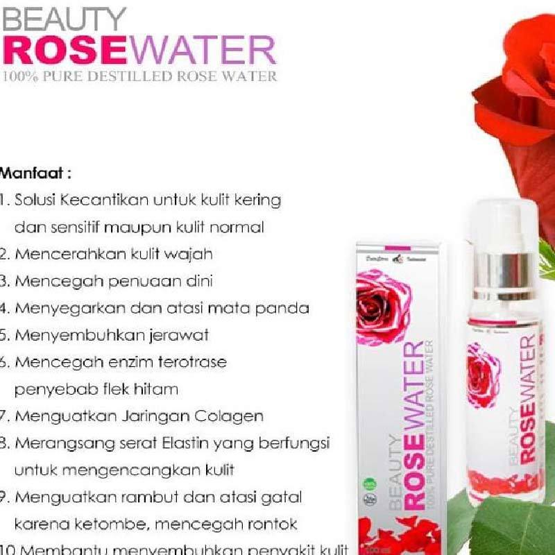 Jual Happy Beauty Rose Water Air Mawar Mist Toner Spray