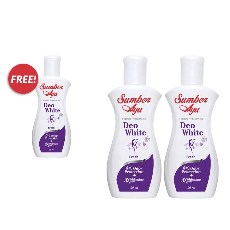 Jual Sumber Ayu Feminine Wash Deo White Fresh Pembersih Kewanitaan 90 Ml Buy 2 Get 1 Free Online September 2020 Blibli Com