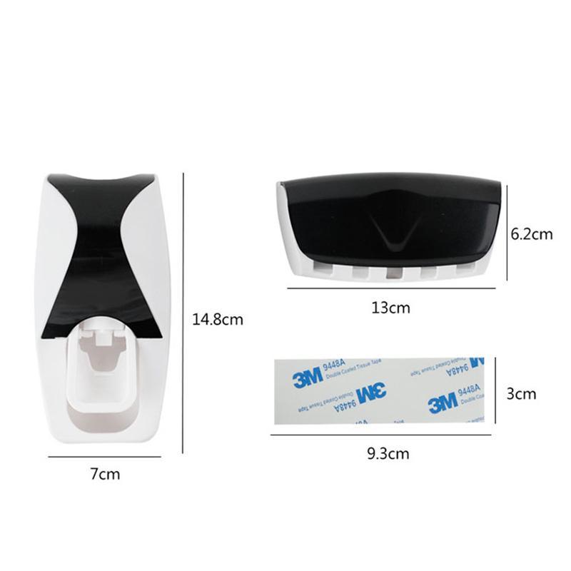 Jual Best Wall Mount Rack Automatic Toothpaste Dispenser Toothbrush Holder Set Bathroom Accessories Online Oktober 2020 Blibli Com