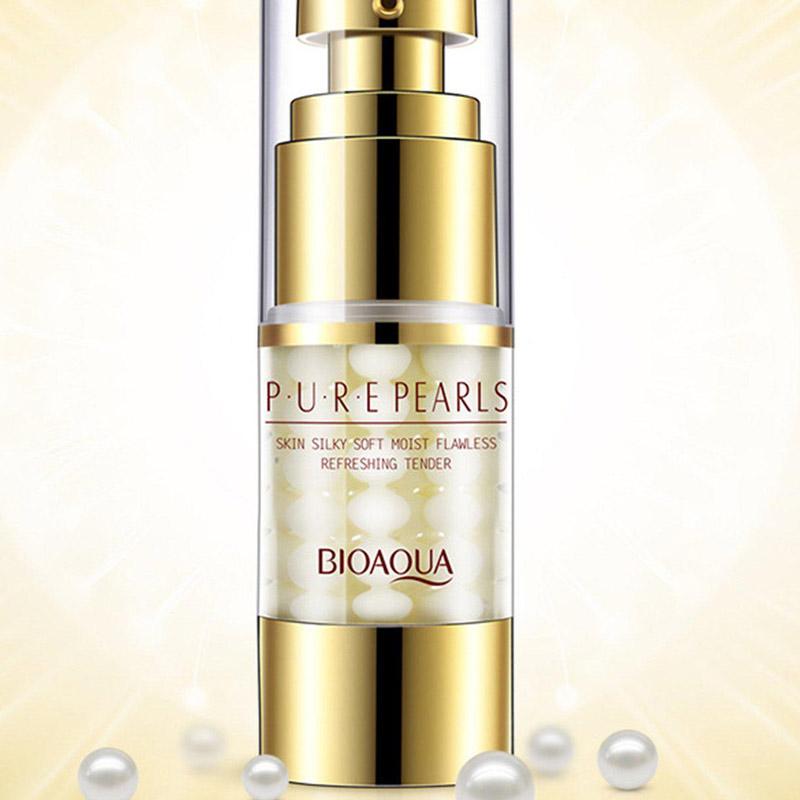 Jual Bioaqua Pearl Collagen Hyaluronic Acid Serum Anti Wrinkle Aging Eye Essence Cream Online September 2020 Blibli Com