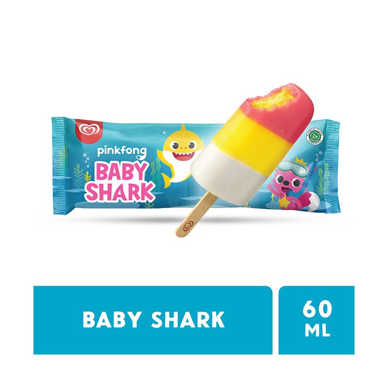 Jual Wall S Baby Shark Lolly Es Krim 60 Ml Online Oktober 2020 Blibli Com