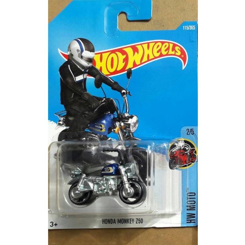 Jual Hotwheels Honda Monkey Z50 Biru 2017 Varian Jok Abu Online
