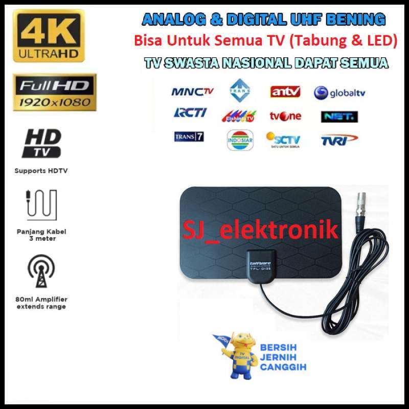 Promo Antena Tv Digital Indoor Taffware Tfl-D139 Antena Dalam - Indoor  Original 100% (Kode 5401)) Di Seller Surya_Akmal - Kota Jakarta Pusat, Dki  Jakarta | Blibli