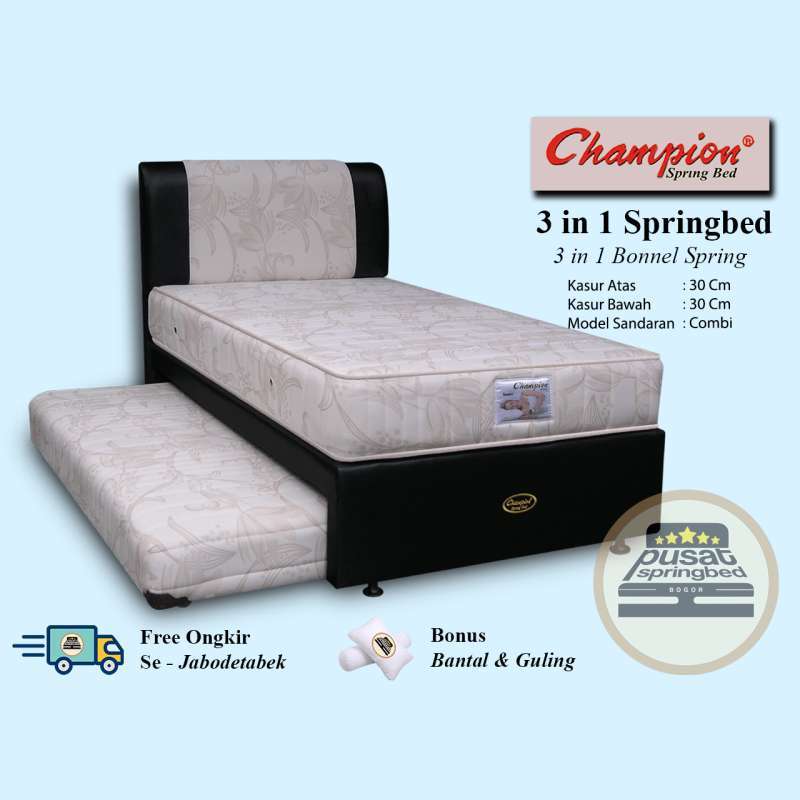 Champion Springbed in Springbed Sorong Fullset Tanpa Sandaran  (JAKARTA BOGOR DEPOK TANGERANG BEKASI)