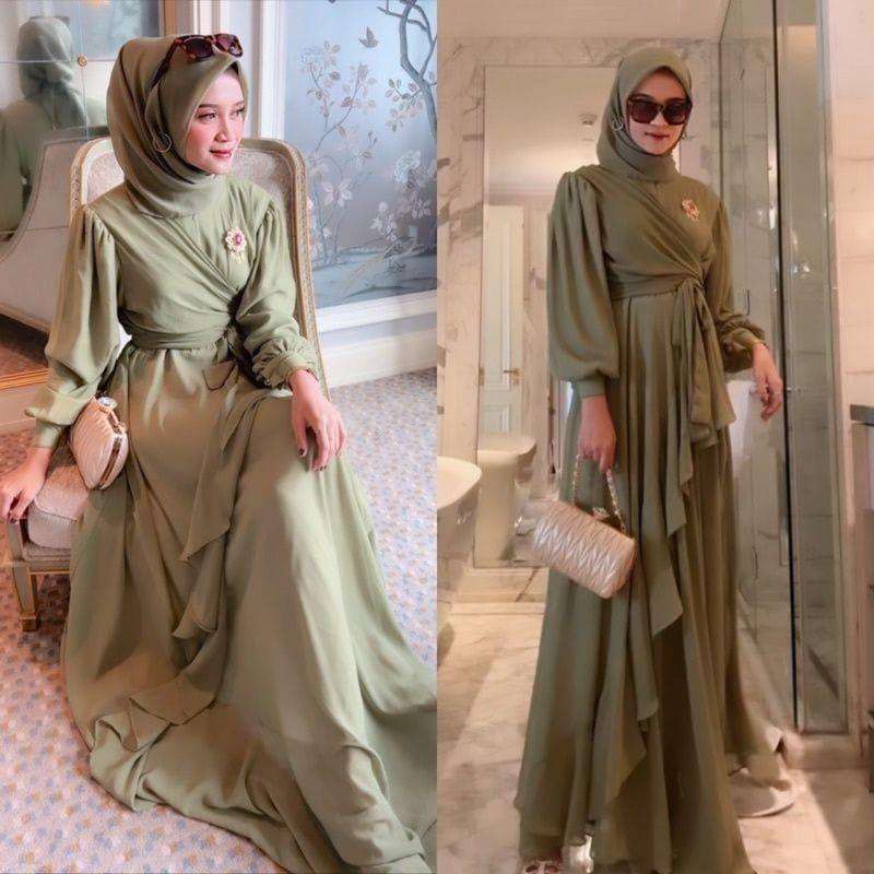 Jual GAMIS MEYHIRA DRESS CERUTY BABYDOLL PREMIUM - All Size Army di Seller  Grosir gamis qudus - Cendono, Kab. Kudus | Blibli