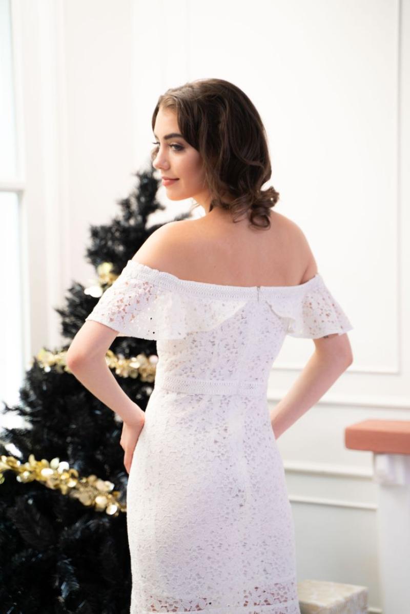 Sabrina brokat dress clearance