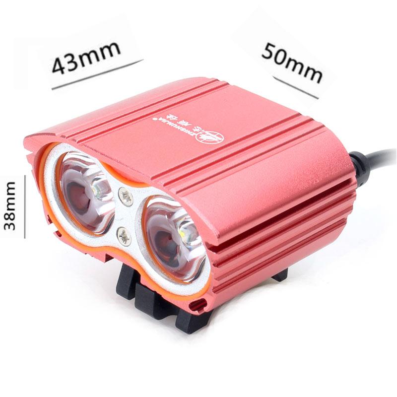 Jual Zhishunjia Xml T6 Led White Bike Light Pink 4 2v 8 4v 1600 Lm 4 Mode Murah Maret 2020 Blibli Com