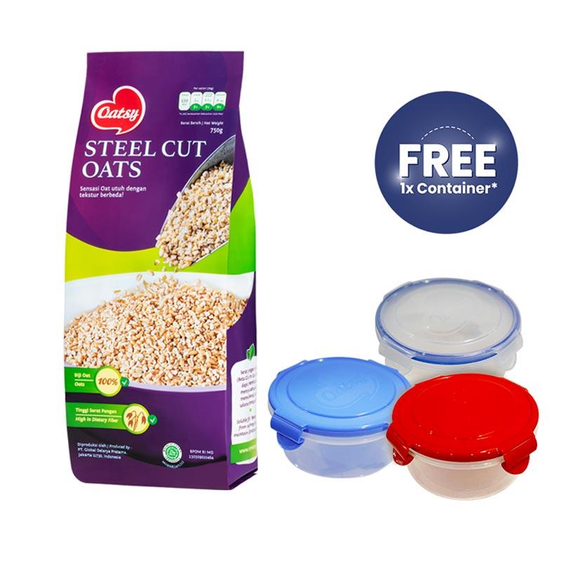Jual Oatsy Steel Cut Oats 750 G Buy 1 Get 1 Free Container