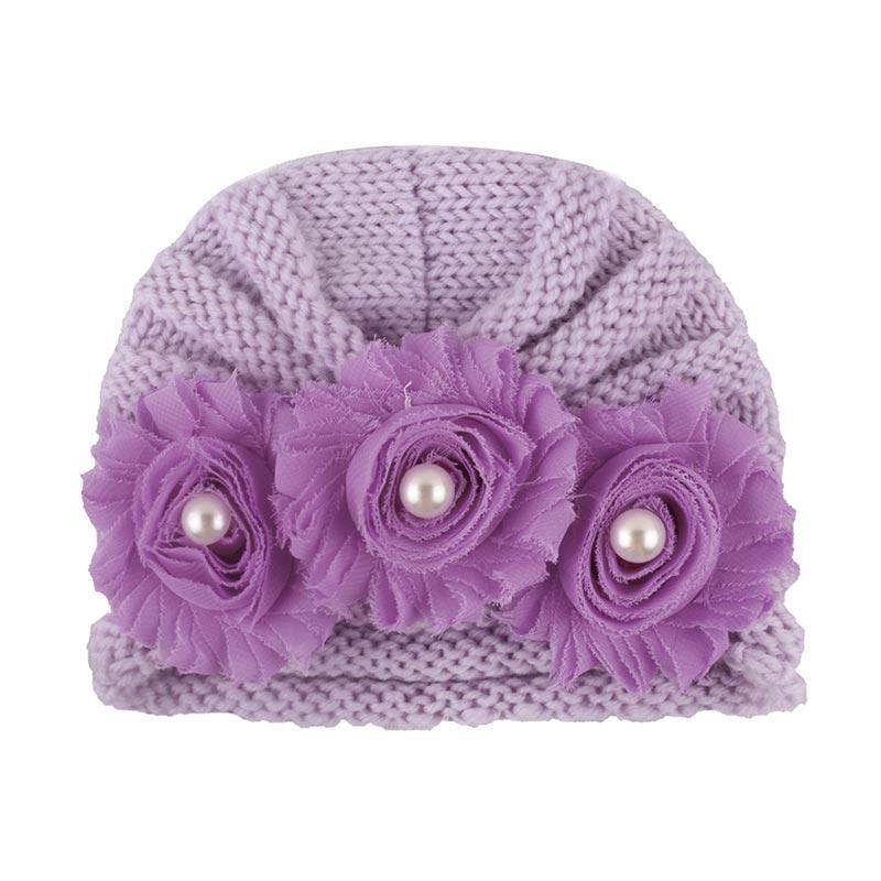 Pink 1 Pcs Baby Winter Hat Knit Warm Cap with Diamond Beanie Hat for Baby Toddler Girls Boys
