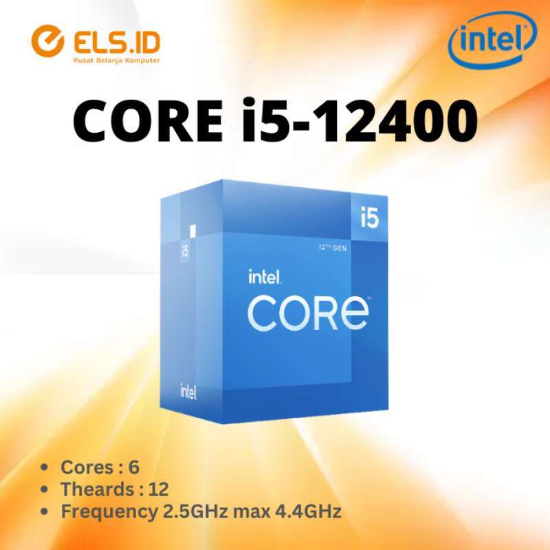 Promo Processor Intel Core i5-12400 UHD (BOX) Alder Lake Diskon 4% di  Seller ELS Computer Official Store - ELS Computer Yogyakarta - Kota  Yogyakarta