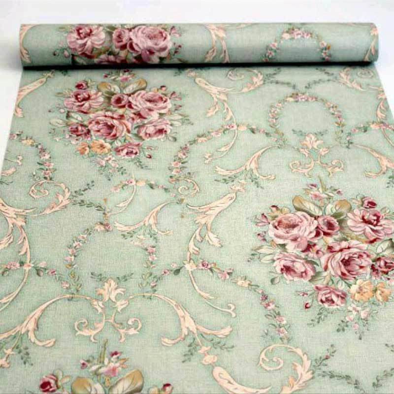 Jual Oem Motif Bunga Mawar Wallpaper Dinding 10 M X 45 Cm Online