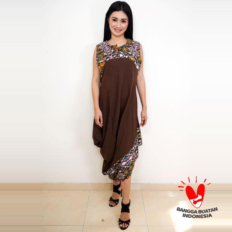Maxi Dress Long Dress Asimetris Batik Linen Kelereng Wanita Coklat Terbaru Juli 2021 Harga Murah Kualitas Terjamin Blibli