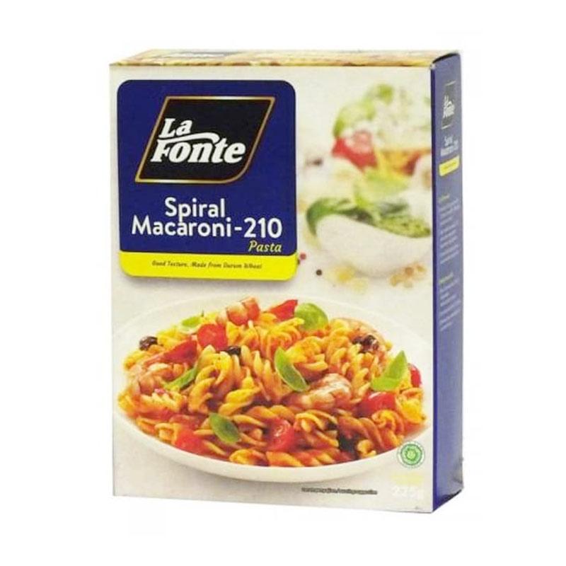 Jual La Fonte Spiral Macaroni 210 Pasta 225 G Di Seller Tong Hien Kota Semarang Jawa Tengah Blibli