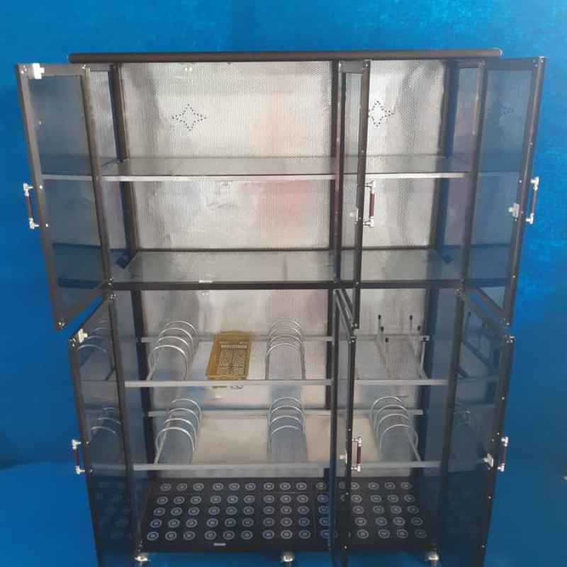 Jual Alvi Bedding Lemari Piring Alumunium Full Kaca Riben Tiang Roda 3 Pintu Lps 809 106 Online September 2020 Blibli Com