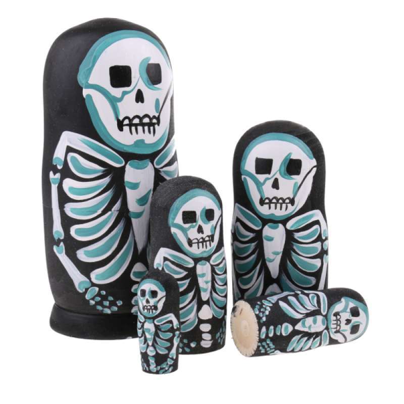 skeleton russian dolls