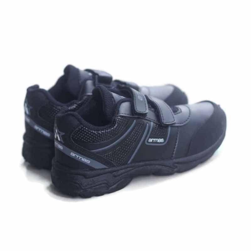 Jual Joemen Arms 01 Sepatu Sekolah Anak Full Hitam Online Oktober 2020 Blibli Com