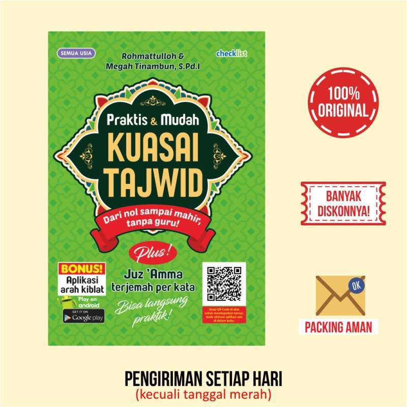 Jual Buku Belajar Al Qur An Praktis Mudah Kuasai Tajwid Online Oktober 2020 Blibli Com