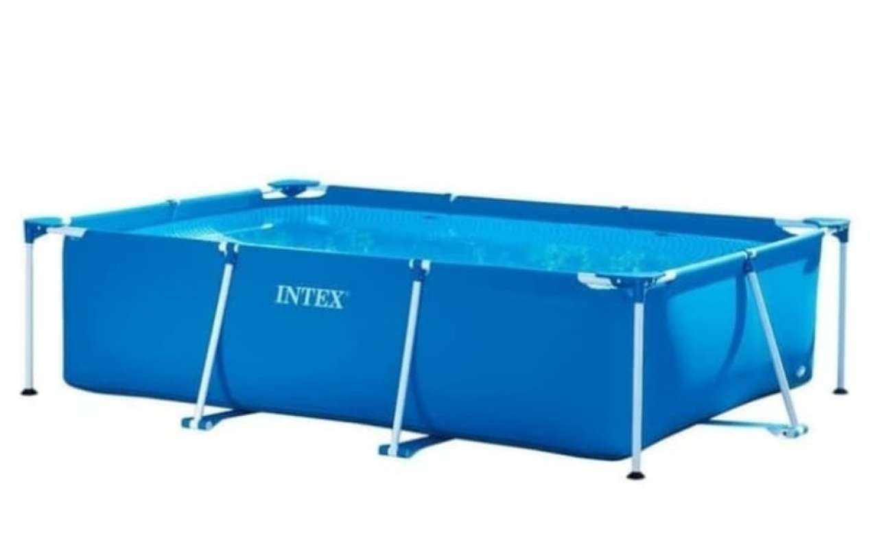 Jual Intex 28270 Kolam Renang Portable Kolam Renang Anak Frame Pool 220x150x60 Cm Online Oktober 2020 Blibli Com