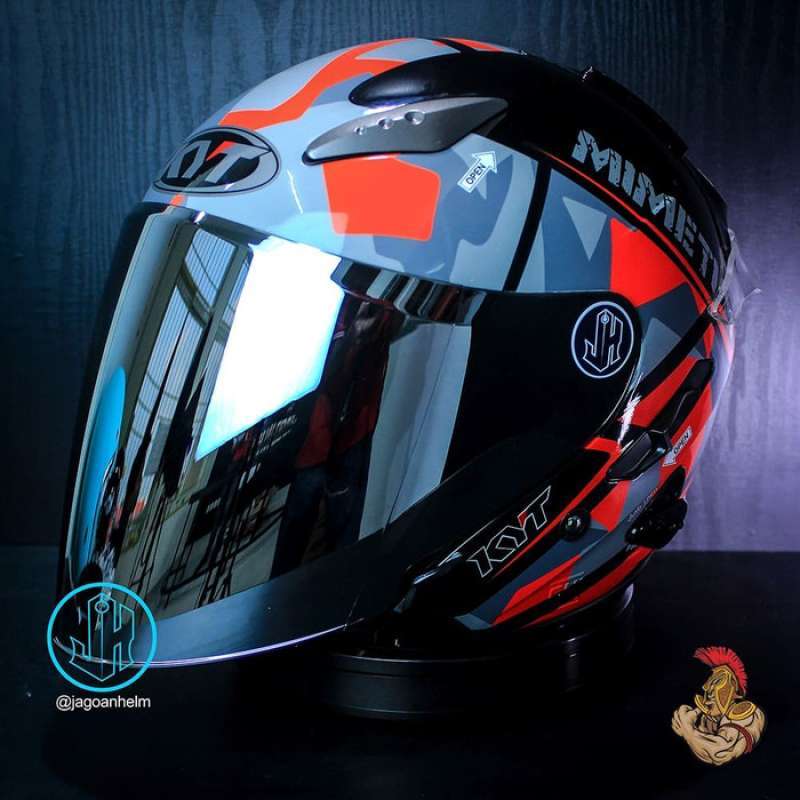 Jual Kyt Helm Galaxy Slide 4 Iridium Red Spoiler Double Visor Online April 2021 Blibli