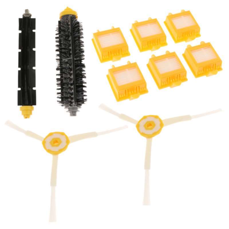 Beater \u0026 3-Arm Side Brush \u0026 Heap Filter 