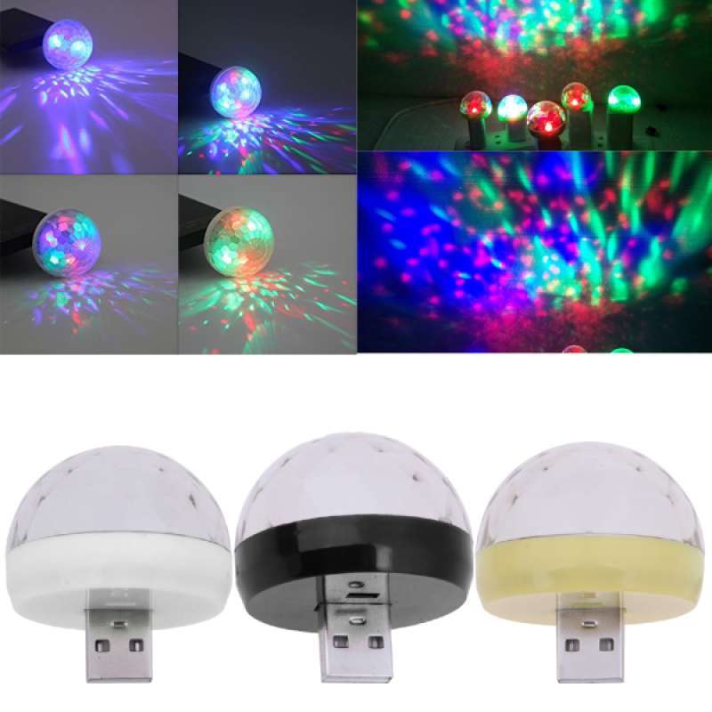 Jual 3 Pieces Mini Disco Usb Ball Light Party Led Portable Light For Show Club Online September 2020 Blibli Com