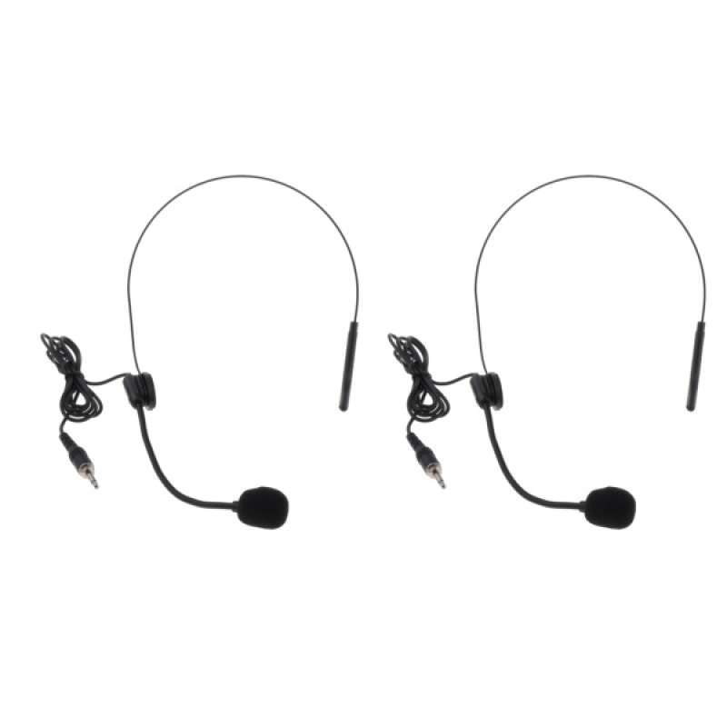 Promo 2pcs Wireless Microphone Headband 