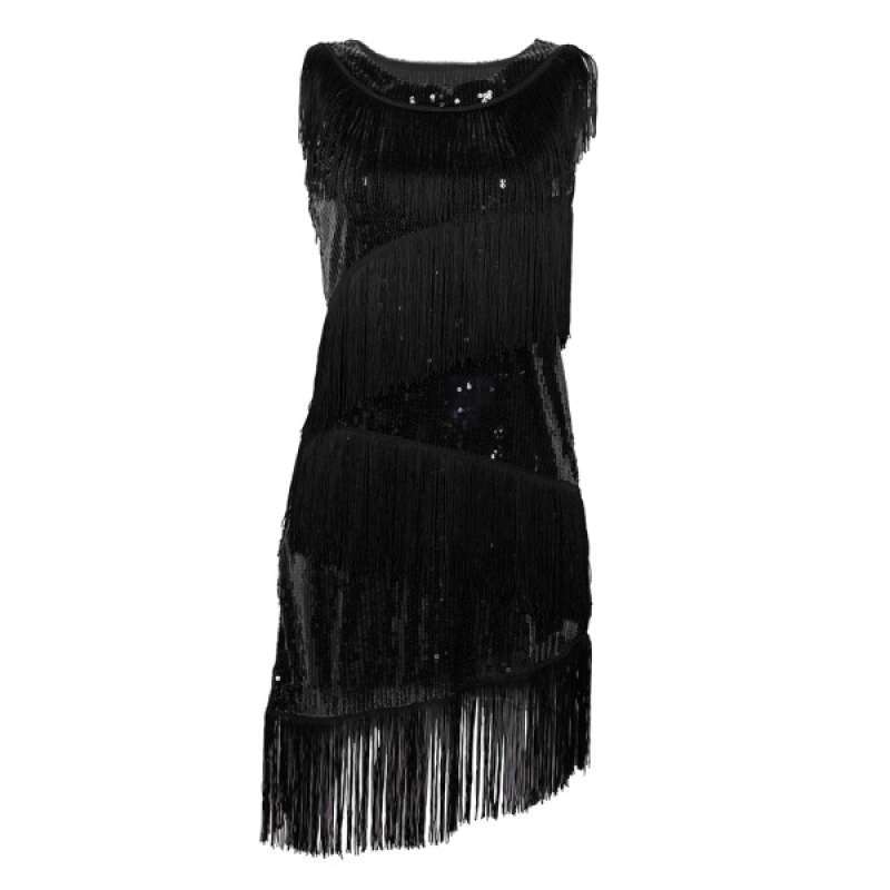 Promo OEM Tassel Latin Dance Dress 20s 