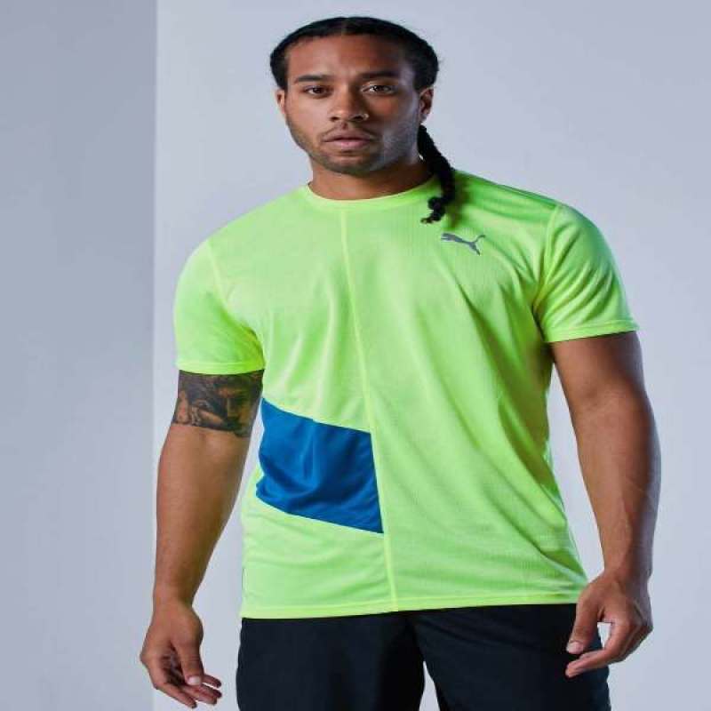 puma shirt green